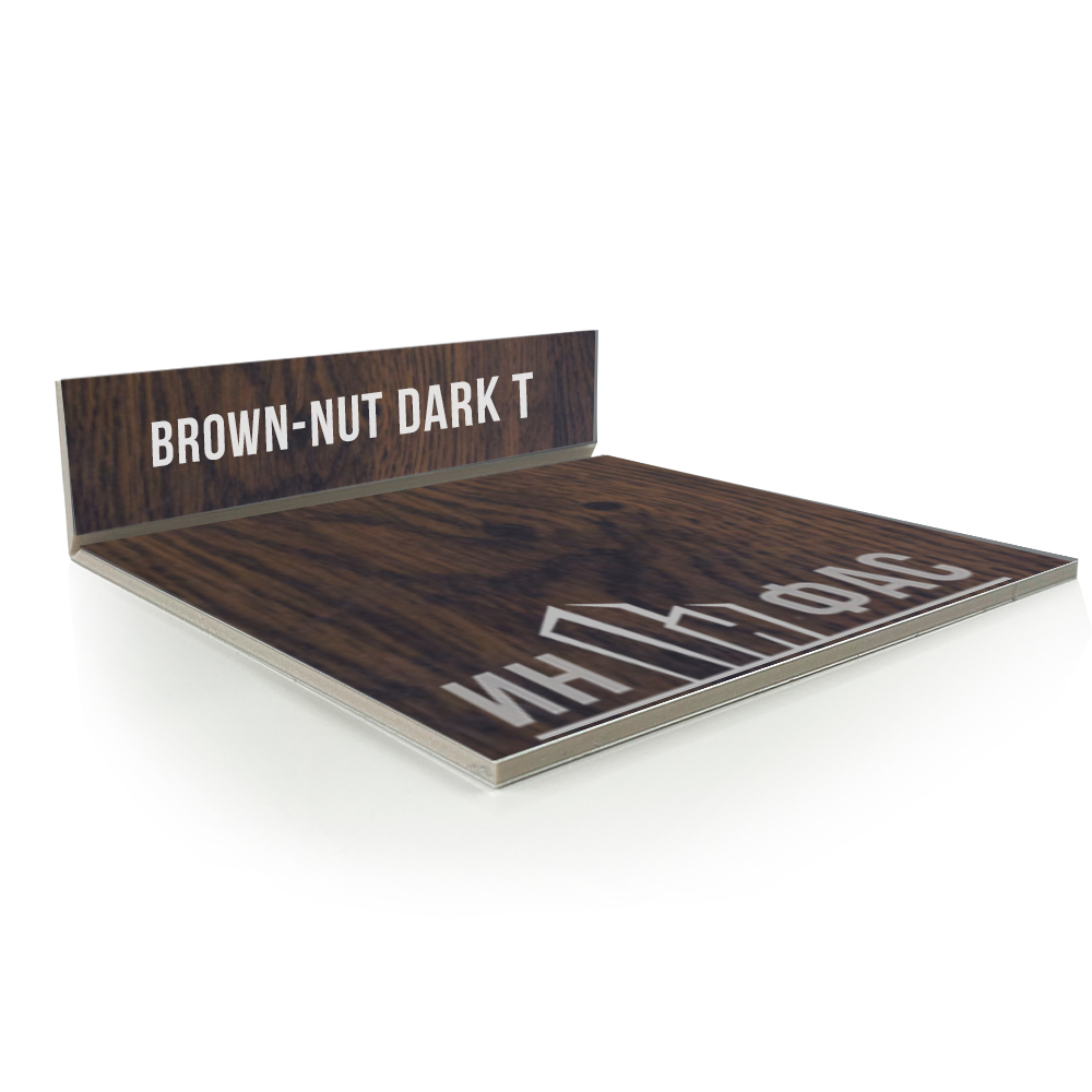 Композитные панели Alcotek brown nut dark t